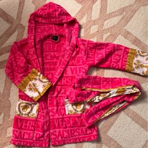 Versace Baroque Short Bathrobe